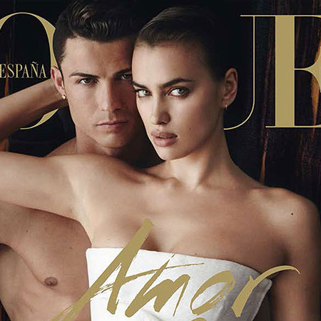 Ronaldo and Irina on Vogue photoshoot