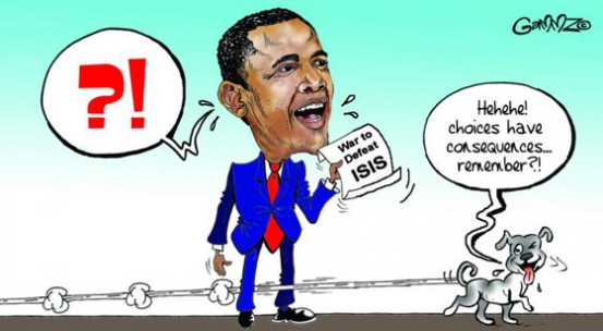 Like the typical indecisive Kenyan politician he is, Obama is mishandling the Syria crisis