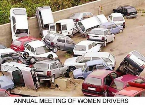 Female poor parking