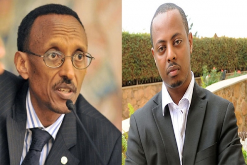President kagame and singer Kizito