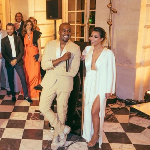 Kim Kardashian with hubby Kanye
