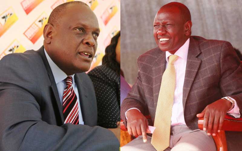 You&#39;re not eligible to vie in 2022, David Murathe tells Ruto