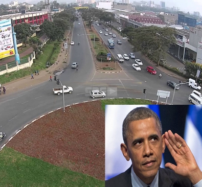 Mombasa road - obama