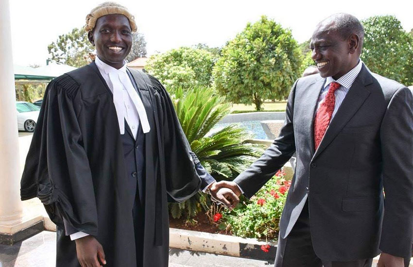 PHOTOS: Deputy President William Ruto's son admitted to the bar - The Standard Entertainment