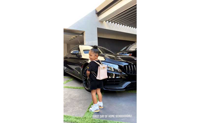 KYLIE JENNER'S DAUGHTER, STORMI WEBSTER, SPORTS $12,000 BACKPACK ON FIRST  DAY OF SCHOOL