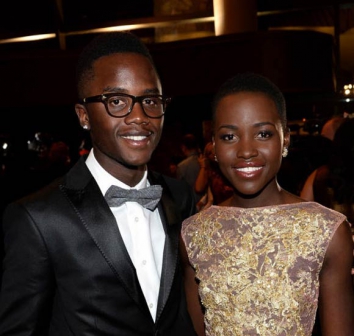 Lupita with brother Peter Nyong'o