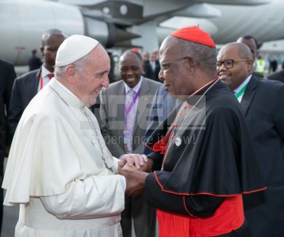 Pope Francis; cardinal njue