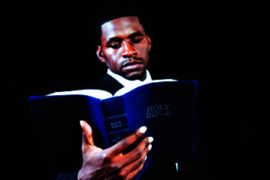 pastor reading the Bible
