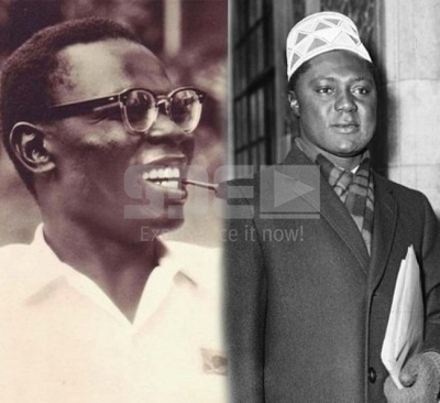 Obama Sr and Tom Mboya