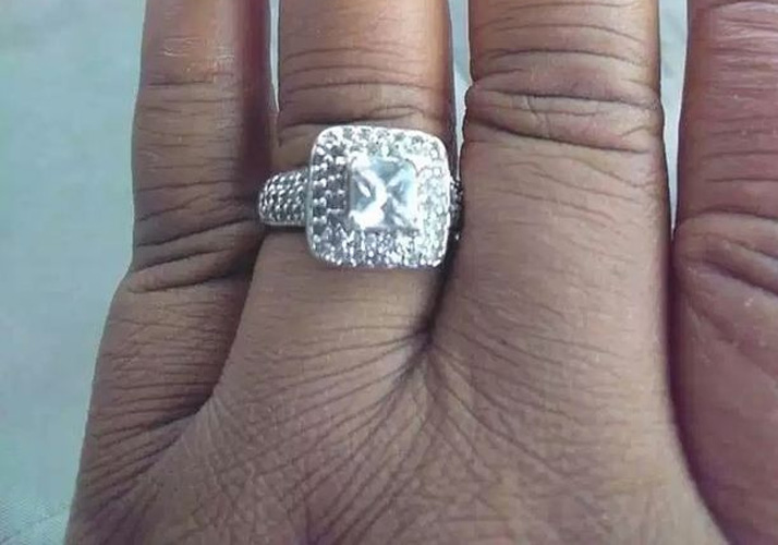 Woman shares photo of engagement ring, but people are