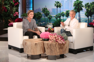 Justin on Ellen Degeneres show