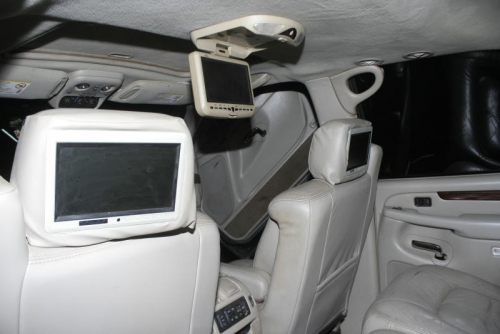 Cadilac Escalade SUV interior