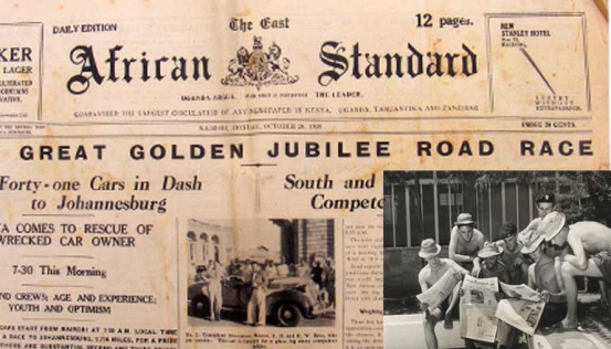Did You Know Kenya S Oldest Newspaper Was Sold For Sumuni The Standard Entertainment