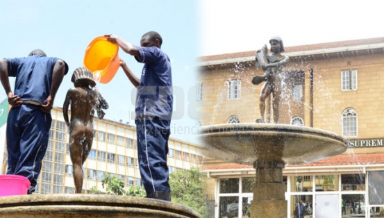 What the statue of a naked boy outside Nairobi High Court means