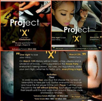 Project X Kileleshwa party cancelled