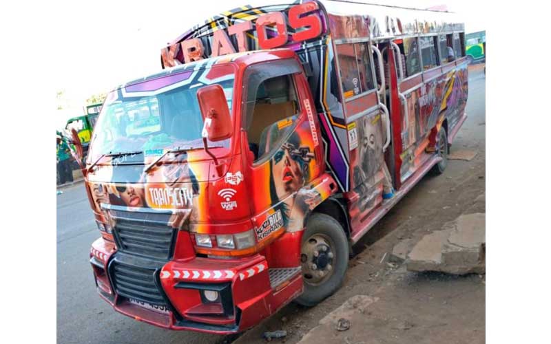 Nairobi's Hottest Matatu: Kayole's Kratos boasts of a smart TV