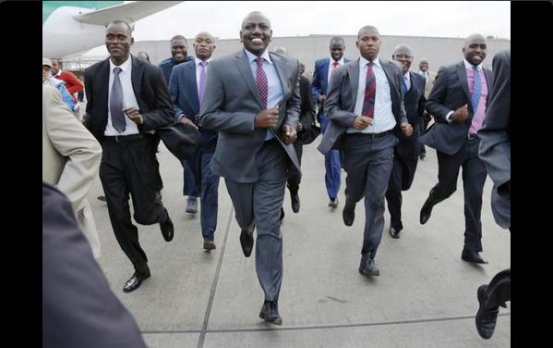 William Ruto runs