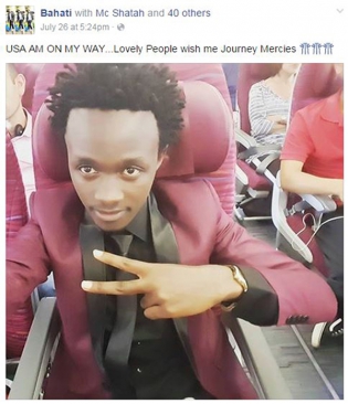Gospel artiste Bahati going to USA