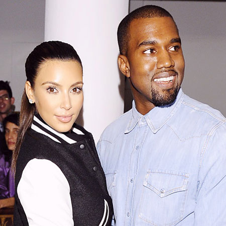 Kanye West and Wife, Kim Kardashian