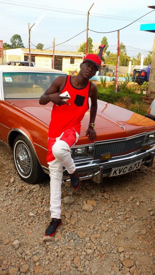Willy Paul with his new classic car