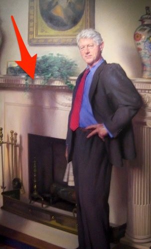 Bill Clinton's portrait by Nelson Shanks