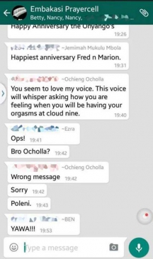 Bro Ocholla's message