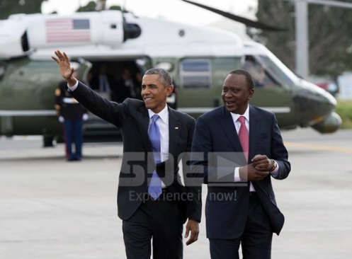 POTUS and Uhuru Kenyatta