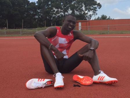 Record holder David Rudisha flaunts 