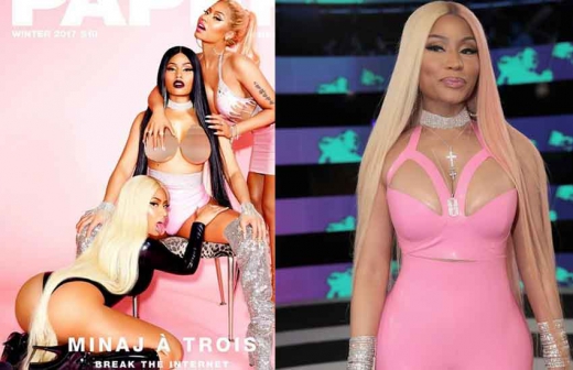 Nicki Minaj attempts to 'break the internet' with eye-popping outfits - The  Standard Entertainment