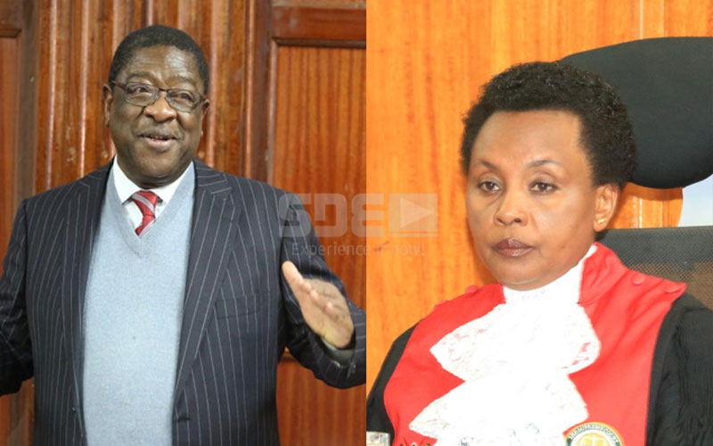 Love at first sight: When Amos Wako met Justice Philomena ...