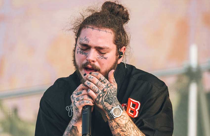 Rapper Post Malone escapes death after private jet bursts two tyres ...